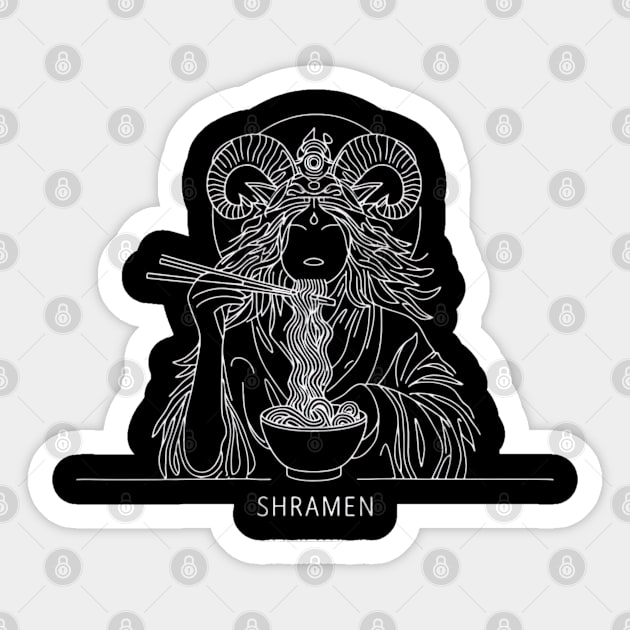 Shramen Sticker by Dead Galaxy